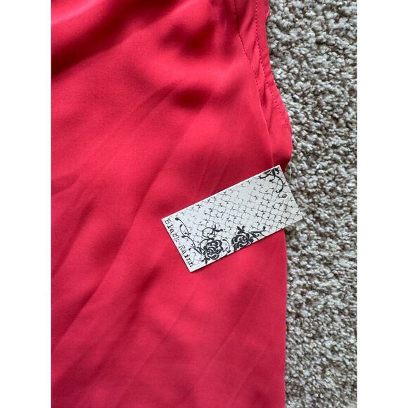 NWT - Black Rainn sleeveless blouse size Women's XL; Orange/Red - Picture 7 of 9